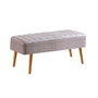 Hanah Home Vina 0701 - 4 - Atlantic, Grey Conjunto de Mesa Extensible y Sillas